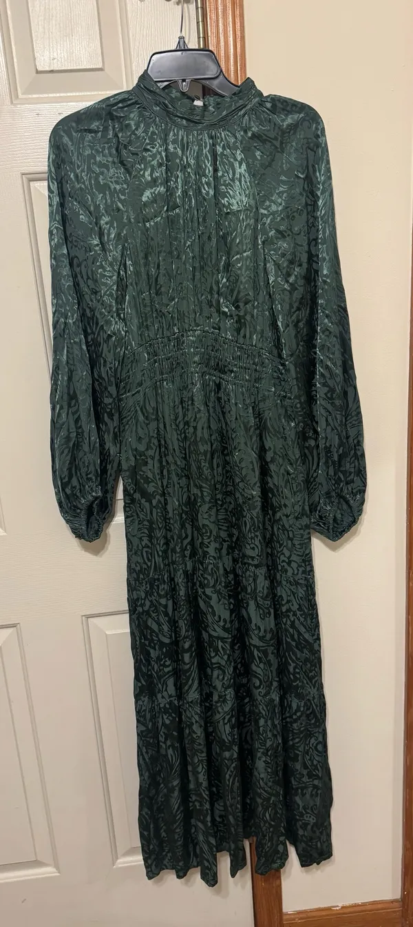 Anthropologie Mock Neck Maxi Dress - Image 2