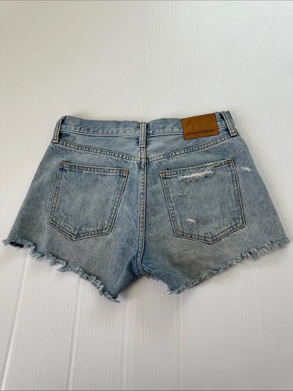 Aritzia Denim Forum Ex Boyfriend Shorts, 24 - Image 2