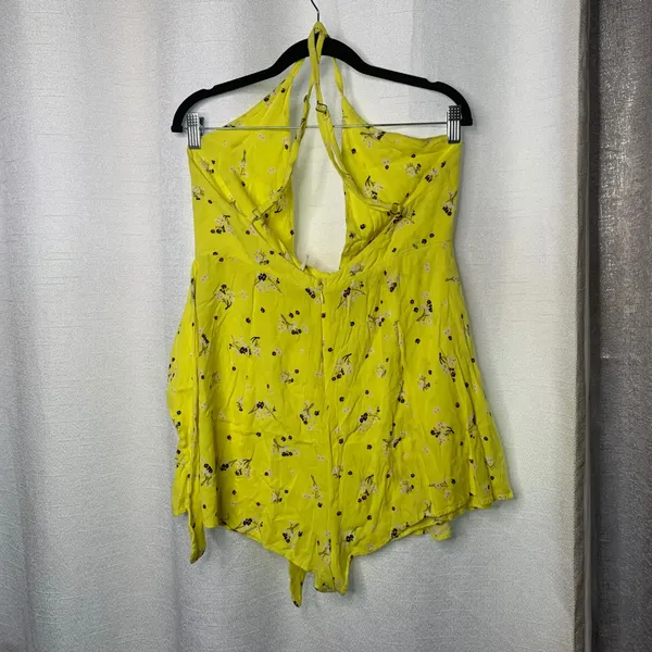 Free People yellow tango at night romper size 8‎ festival - Image 4