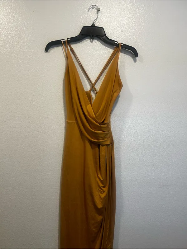 Baltic Born High-Low Draped Midi Dress - Image 3
