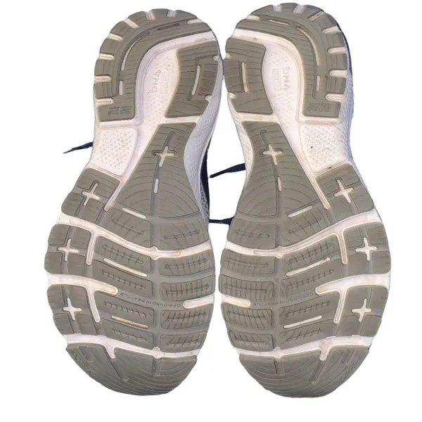 Brooks Adrenaline GTS 22 Running Shoes woman's Sz 10 Gray/Blue #1203531B045 - Image 6