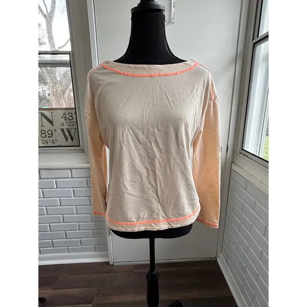 Free People Intimately Chill Evening‎ PJ Top large boho athleisure layered cozy - Image 2