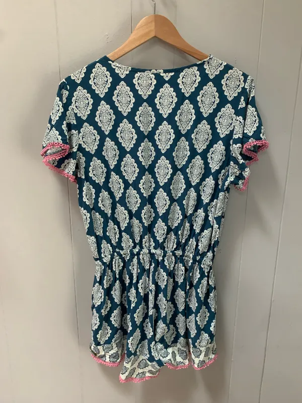 Matilda Jane Womens Brilliant Daydream On The Fringe Romper Size Large - Image 3