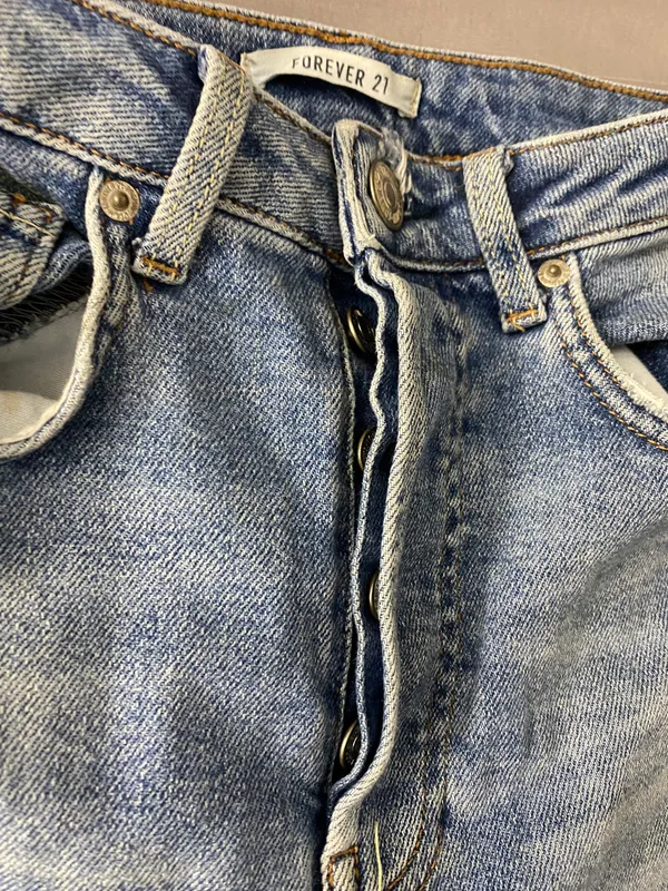Forever 21 High Waisted Denim Jeans - Image 7