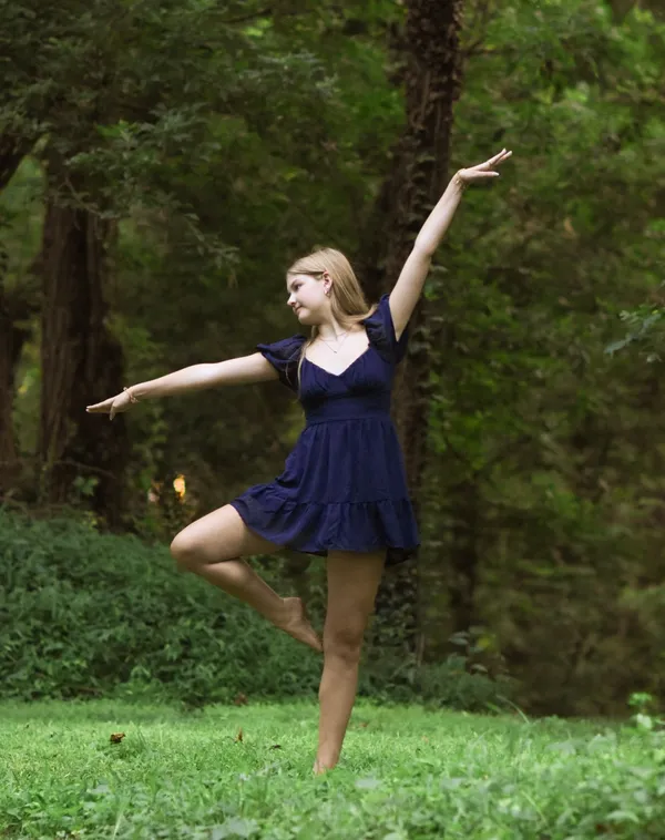 Francesca's Dress Blue - Image 2