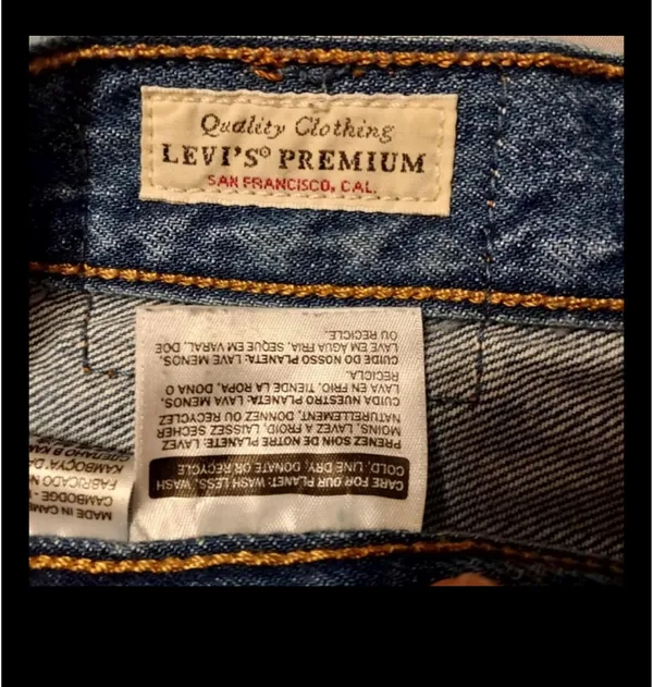 Levi’s 501 High Rise Med Wash 31 Festival Boho Grunge Punk Y2K Cowgirl Country - Image 5