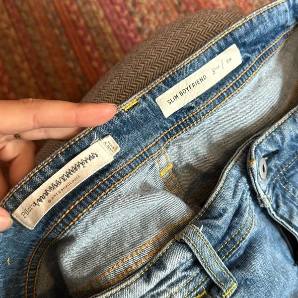 Pilcro & The Letterpress Anthropologie Cheetah Camo Distressed Jeans - Image 2