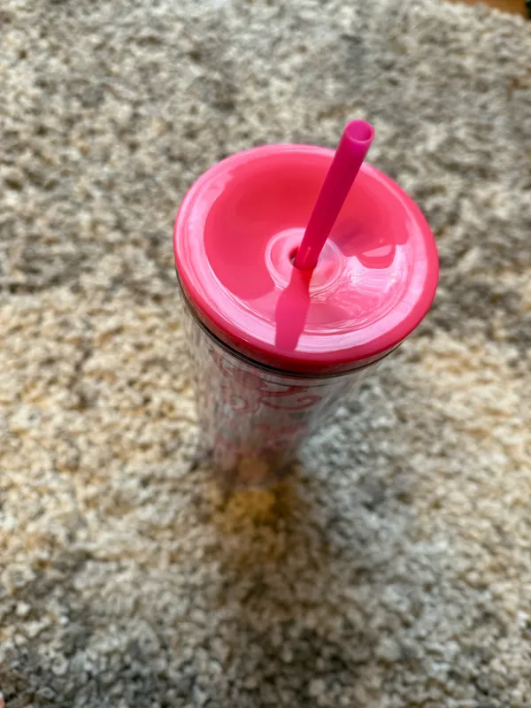 NEW Starbucks x Roller Rabbit Pink Monkey Tumbler 24 oz 2025 - Image 3