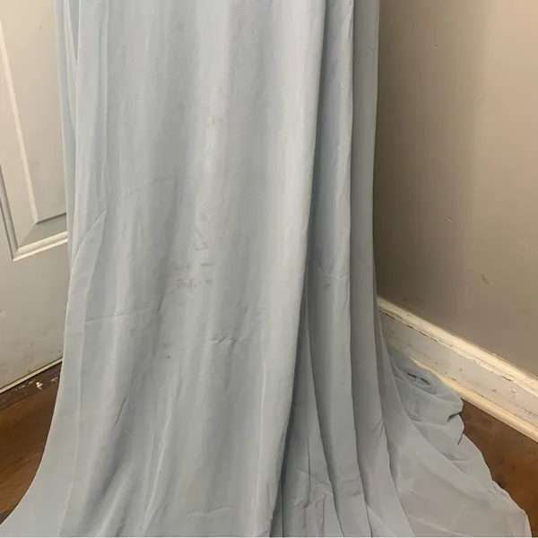 Show me Your Mumu Jenn low back maxi dress bridesmaids dusty blue size‎ XL - Image 4