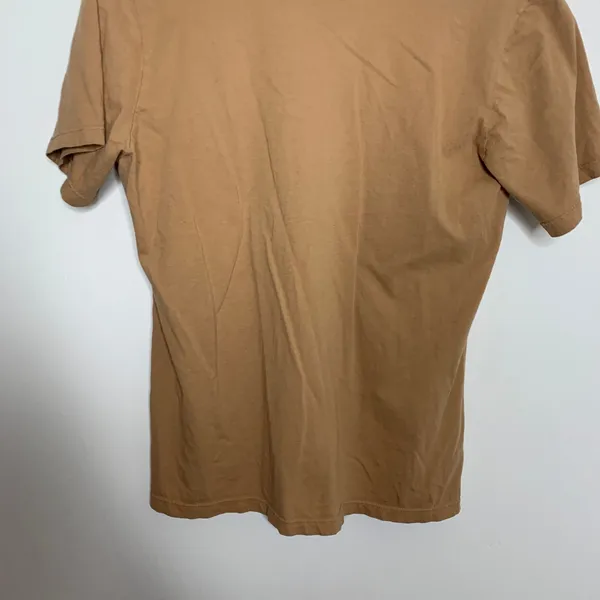 Big Bud Press Camel Brown Polo Shirt Cotton Short Sleeve Top Womens Small - Image 7