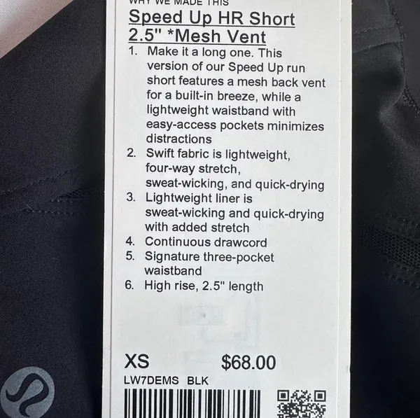 Lululemon Speed Shorts 2.5" - Image 3