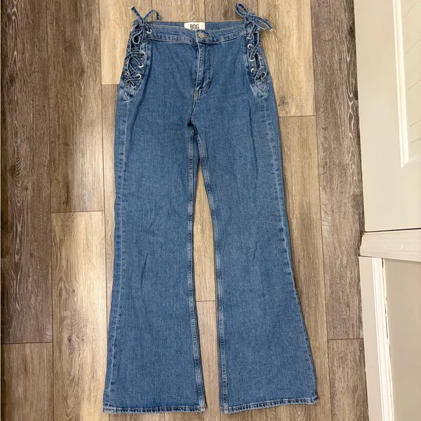 BDG Urban Outfitters Corset Tie-Waist Boot Leg Jeans Size 26 - Image 7