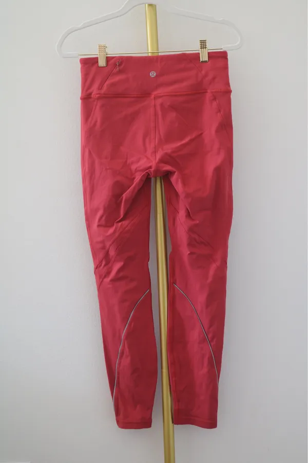 Red Lululemon Leggings - Image 2