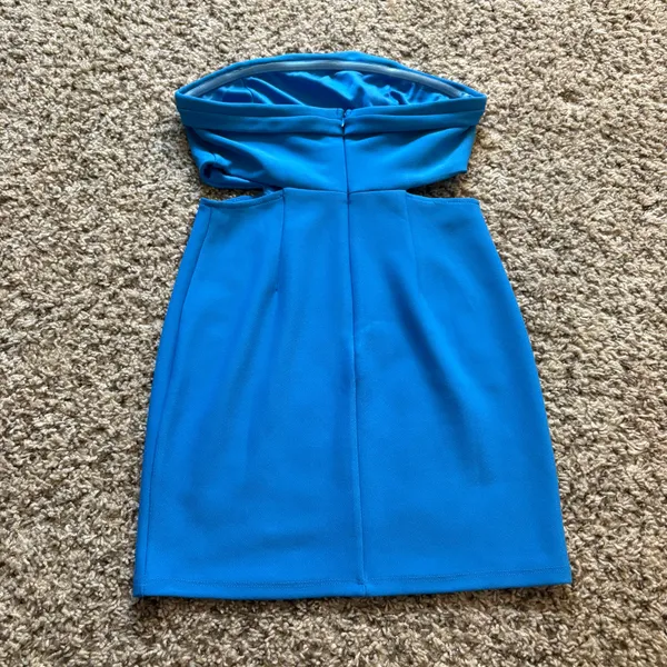 Princess Polly Alaska Strapless Mini Dress in Blue Size Women’s 4 - Small - Image 2