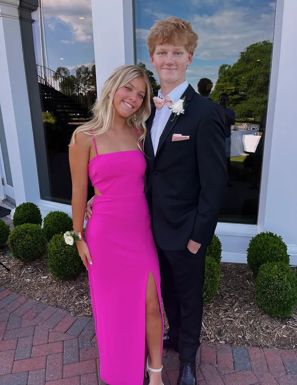 XScape Nordstrom Pink Prom Dress - Image 3