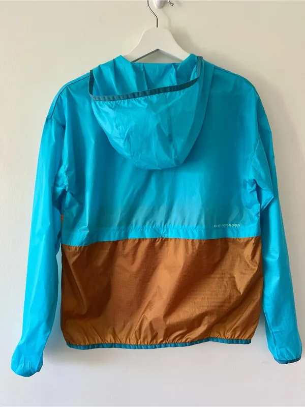 Cotopaxi Teca Half-Zip Windbreaker Blue Orange Size XS - Image 3