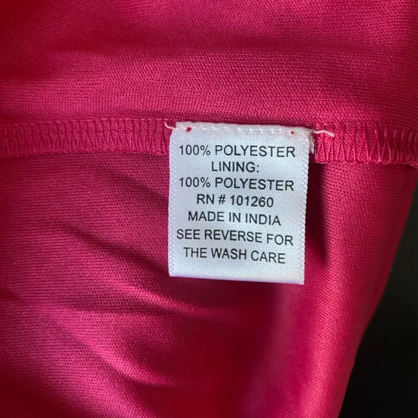Her Destiny Red & Pink‎ Hearts Sheer Women’s Skirt Size L - Image 7