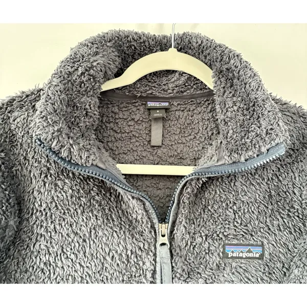 Patagonia Womens‎ Purple/Plum Quarter Zip Sherpa Fleece Activewear Small - Image 4