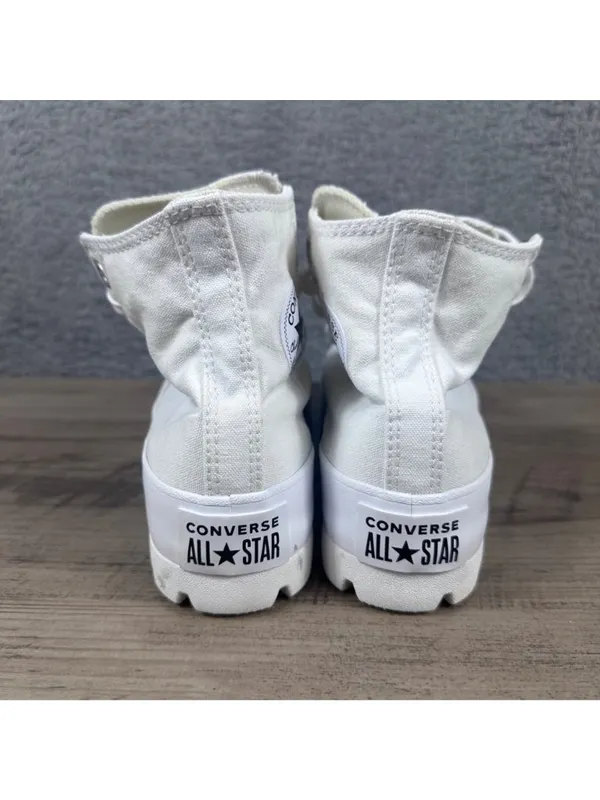 Converse Chuck Taylor All Star Lugged Women’s High Top Sneakers White Size 5.5 U - Image 6