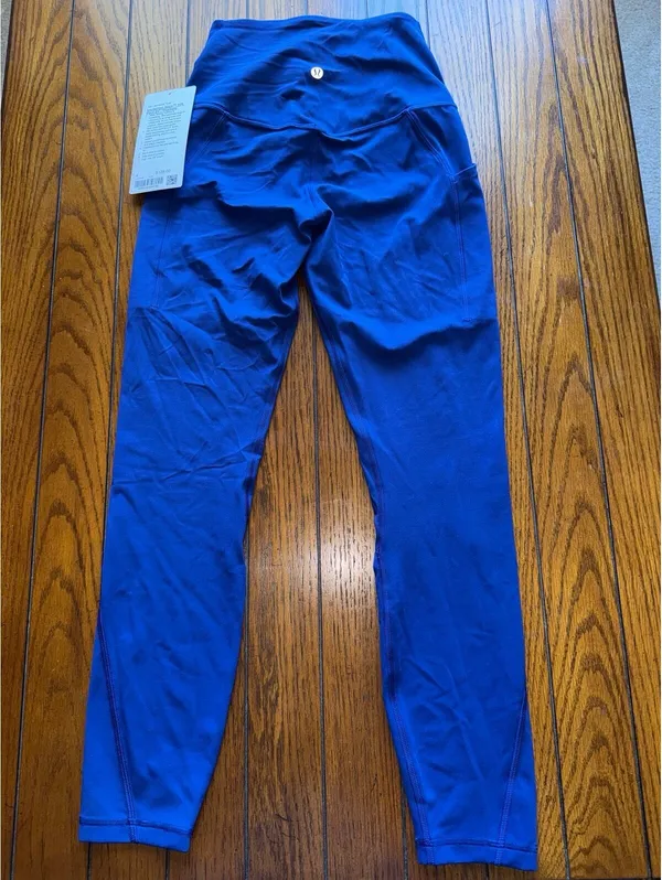 Lululemon Align With Pockets High Rise 25” Clubhouse Blue Size 4 NWT - Image 2