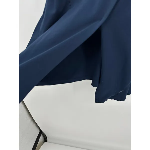 Athleta Foothill Crew Neck Split Back‎ Blue Tank Top Women's Size Small S - Image 7