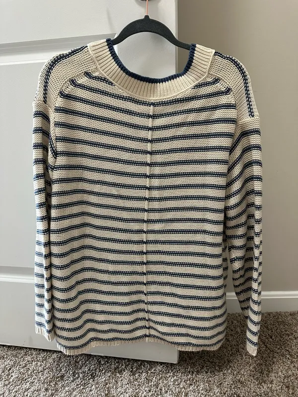 American Eagle Striped Oversized Sweater - Image 2