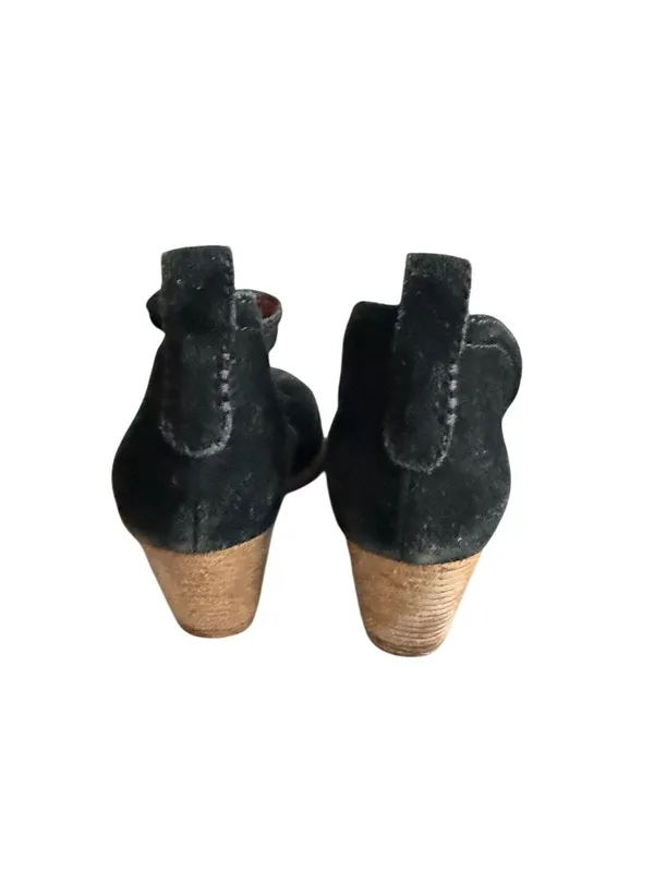JEFFREY CAMPBELL Black Suede Ankle Booties Boots Size 6.5 - Image 5