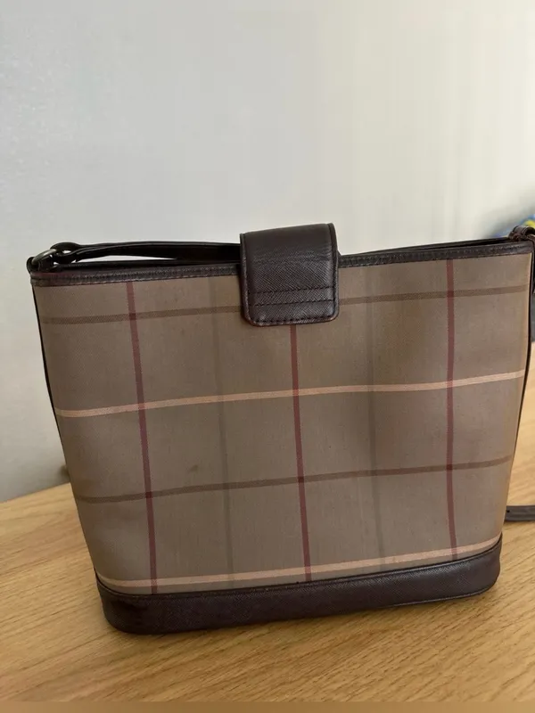 Burberry Vintage Nova Check Shoulder Bag - Image 3