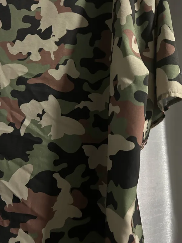 SHEIN Green and Brown Camo Top - Image 6