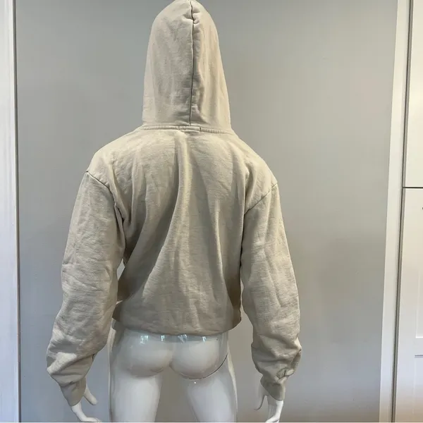 Talentless Heavyweight Hoodie in Bone - Image 4