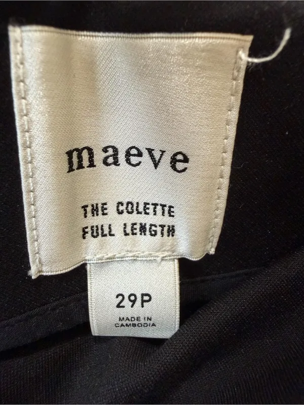 Maeve Colette Embroidered High-Rise Wide-Leg Full-Length Pants 29P - Image 6