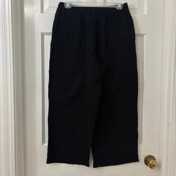 Jessica Simpson‎ Wide Leg Cotton Gauze Pants M Boho Coastal Capsule Minimalist - Image 3