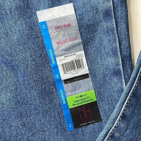 NWT NOBO mid rise bootcut jeans. Size 11. Blue - Image 2