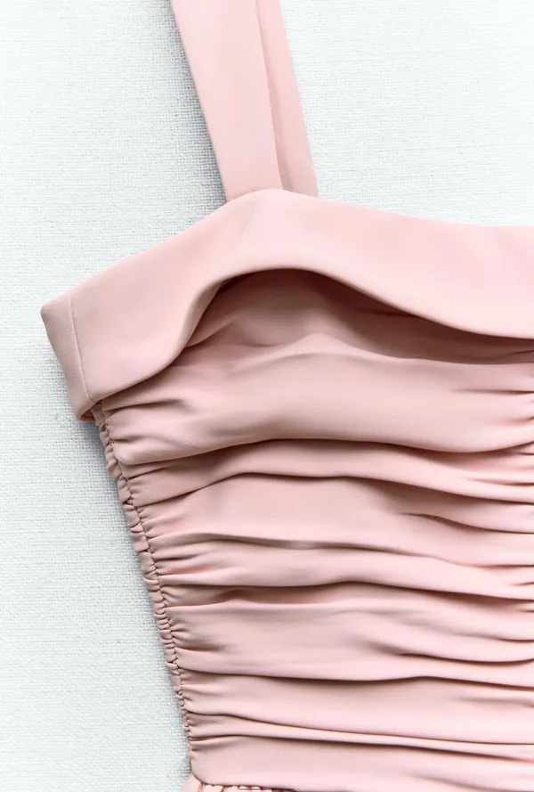 ZARA Draped Balloon Mini Dress - Image 7