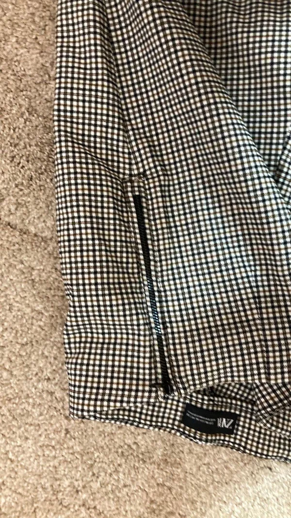 ZARA Plaid Skinny Pants - Image 4
