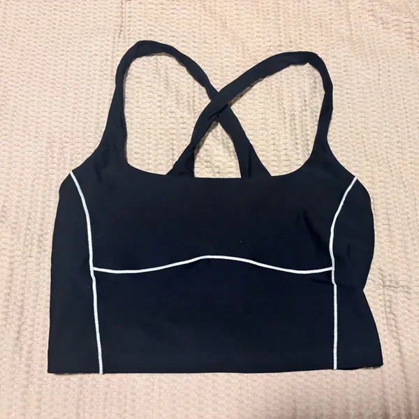Abercrombie YPB SculptLUX strappy back crop tank - Image 2