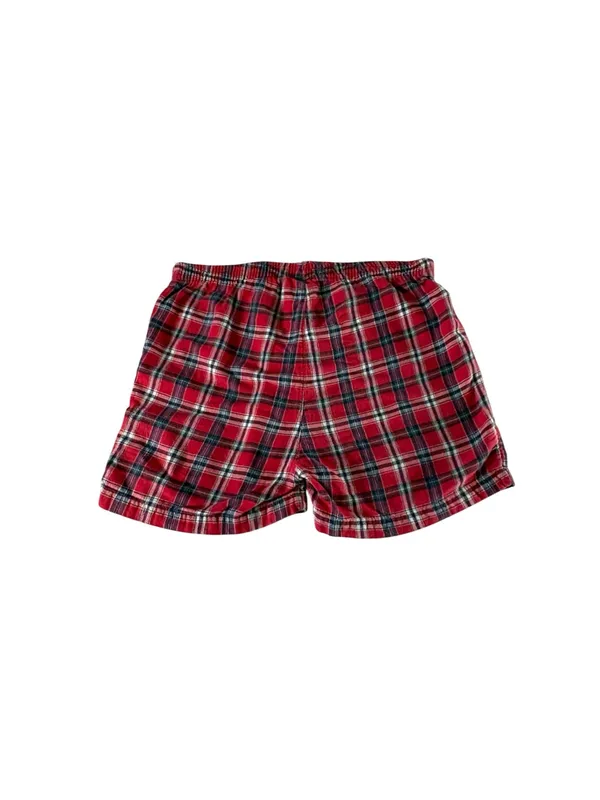 Vintage 90s Disney Winnie the Pooh Tigger Plaid Pajama Shorts Women’s M Y2K - Image 2