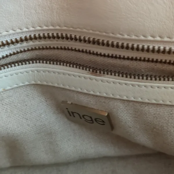 Brown/Cream Inge purse Brown - Image 11