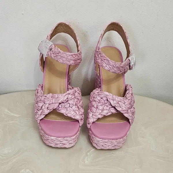 JustFab Rosalie Heeled Sandal Moonlite Mauve Women's Size 9 - Image 2
