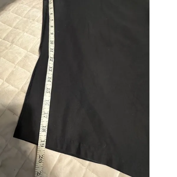 Nike Dri-Fit Cropped Wide Leg Pants Women's Plus Size 3X Black Athleisure Active - Image 7