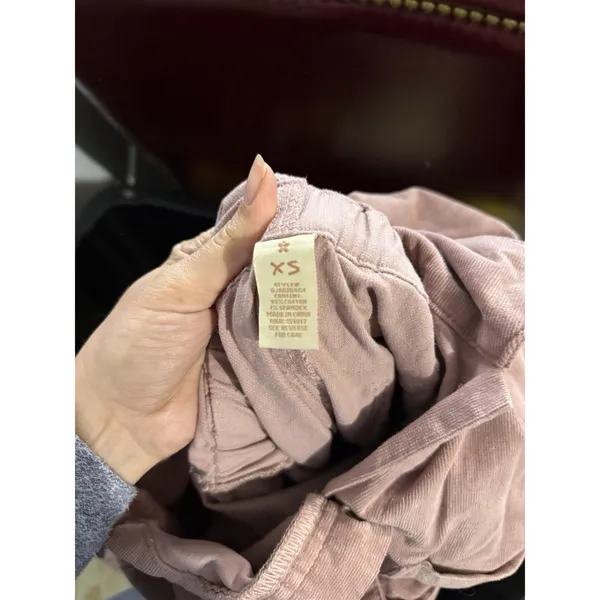 Altar'd State Women's Pink Corduroy Jumpsuit Size‎ XS - Image 4