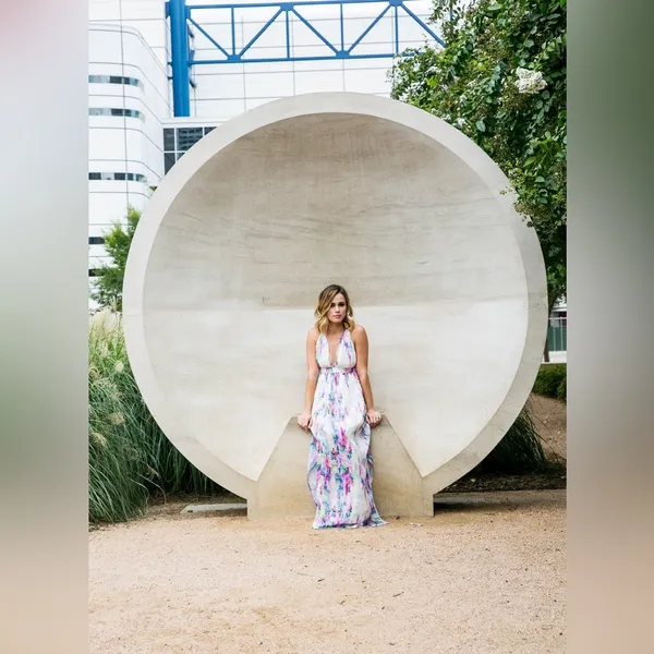 NWT American Threads Pastel Maxi Dress, Small‎ - Image 4