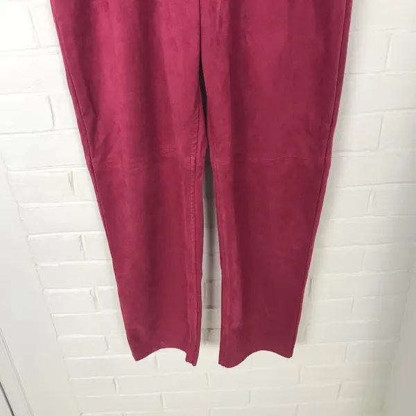 Free People NWT Nightfall Vegan Suede Paperbag Waist Cropped Pants Size 2 - Image 8