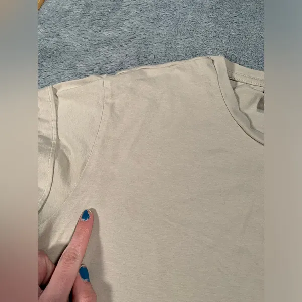 Gymshark Tan Crop Top small tee - Image 5