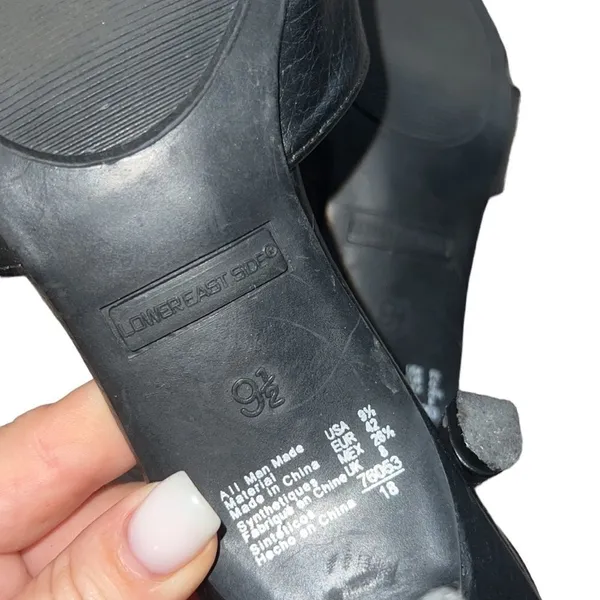 ✨ Black Heel Sandals LOWER EAST SIDE✨ - Image 4