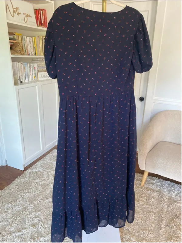 JessaKae‎ Floral Maxi Dress Cottagecore Boho Romantic Quiet Luxury Mod Coquette - Image 3