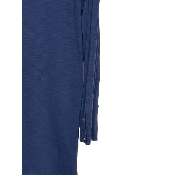 Lilly Pulitzer Women Top Front Button 3/4 Sleeve Notched V Neck Blue Size‎ Small - Image 3