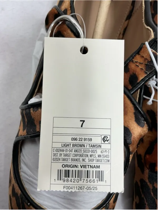 Womans New In Box A New Day Tamsin Leopard Print Mary Jane Flats 7 - Image 6