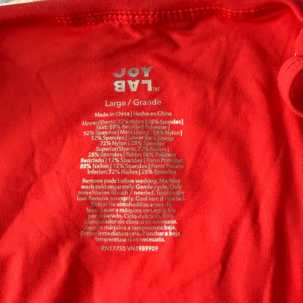 Joylab Red Athletic Dress Size L  - Image 4