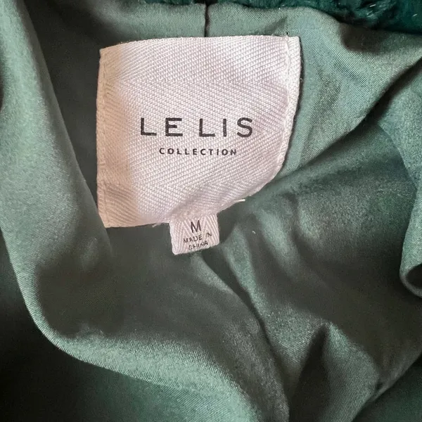 NEW Le Lis Plush Zip-Front Sherpa Jacket - Image 2